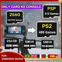 FOR ANBERNIC RG556 Portable PS2 Handheld Game Console TF Card Memory Card SD Card 80000 Games PS2 512G 256G 128G Micro Sd Games