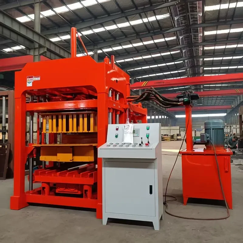 4-20 Fully Automatic Cement Brick Making Machine Hollow Block Machine with Engine and Motor Core Components
