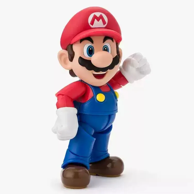 

In Stock Bandai Super Mario Mario Anime Action Figure Model Doll Toys Hobby Collectible