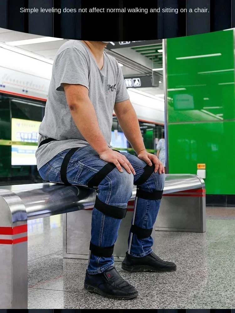 ملابس رياضية محمولة مقعد غير مرئي مقعد قابل للطي هيكل خارجي يرتدي كرسي صيد السمك والسفر مقعد متعدد الوظائف #2