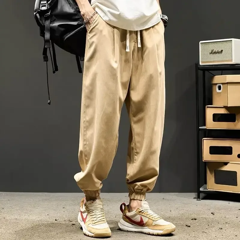 Men Baggy Pants Sweatpants Thin Trouser Summer Jogger Pant Cargo Casual Vintage Harajuku Men's Clothing Track Pants