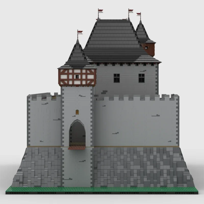 Medieval Castle Model Moc Building Bricks 15th Century Castle Technology Modular Blocks Gifts Christmas Toys DIY Sets Assembly