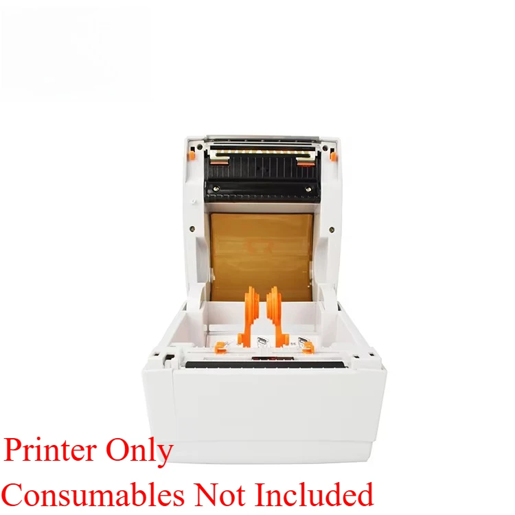Direct Thermal Barcode Label Printer 104mm 203DPI USB+Serial+Ethernet Interface