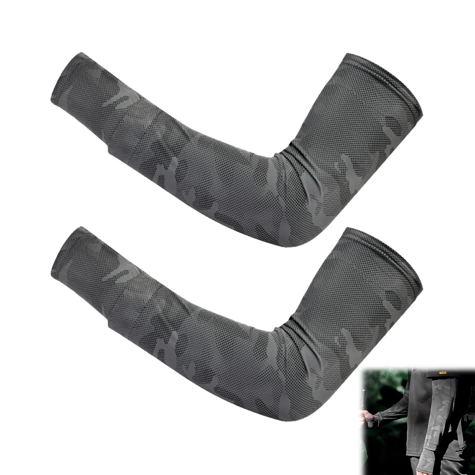 Unisex Sports Arm Guard Sleeve Summer Thin & UV-resistant Cooling Sleeves for Women Men Fishing Running