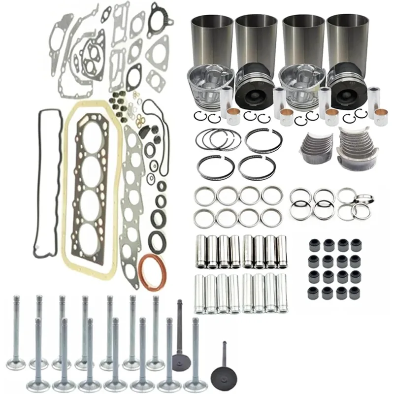 4D56U 4D56TDI Engine Rebuild Kit Ring Gasket Kit 1110A561 Compatible With Mitsubishi L200 4D56U