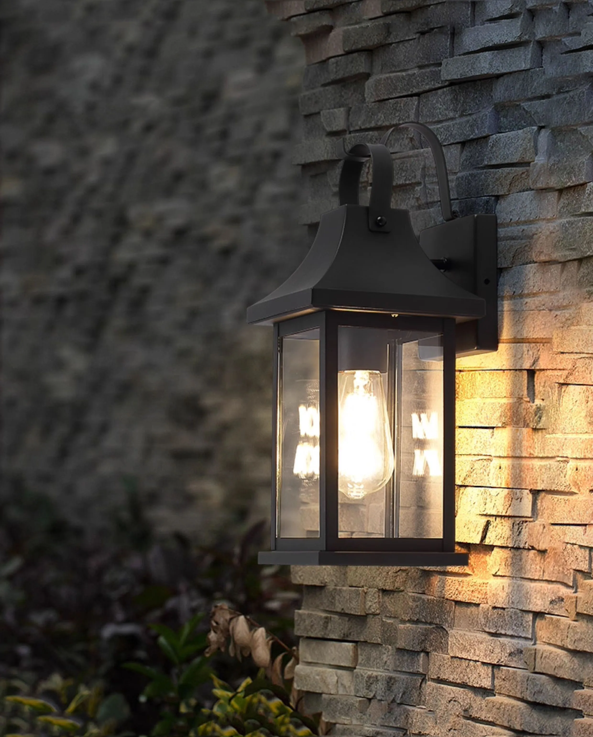 Simple Outdoor Wall Lamp, Hallway, Balcony, Exterior Wall, Doorway, Waterproof Outdoor Glass, Led Sunroom Wall Lamp