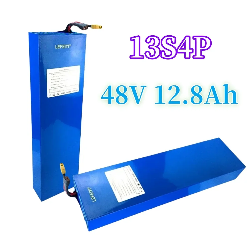 100% New 48V lithium-ion battery 48V 12800mAh 13S4P lithium-ion battery pack,For Kugoo M4/M4Pro/MaxSpeed electric scooter