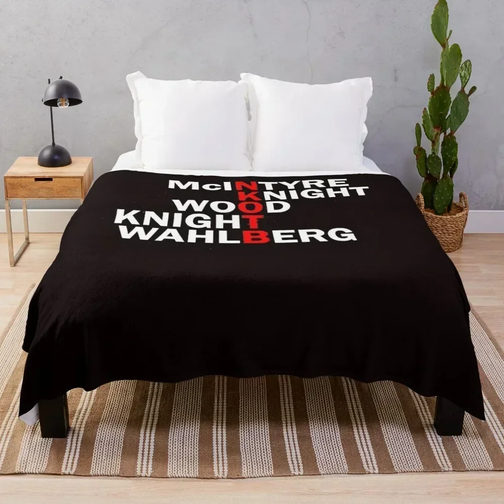 

New kids on the block vintage design Throw Blanket decorative Fashion Sofas Soft Big Thermals For Travel Blankets
