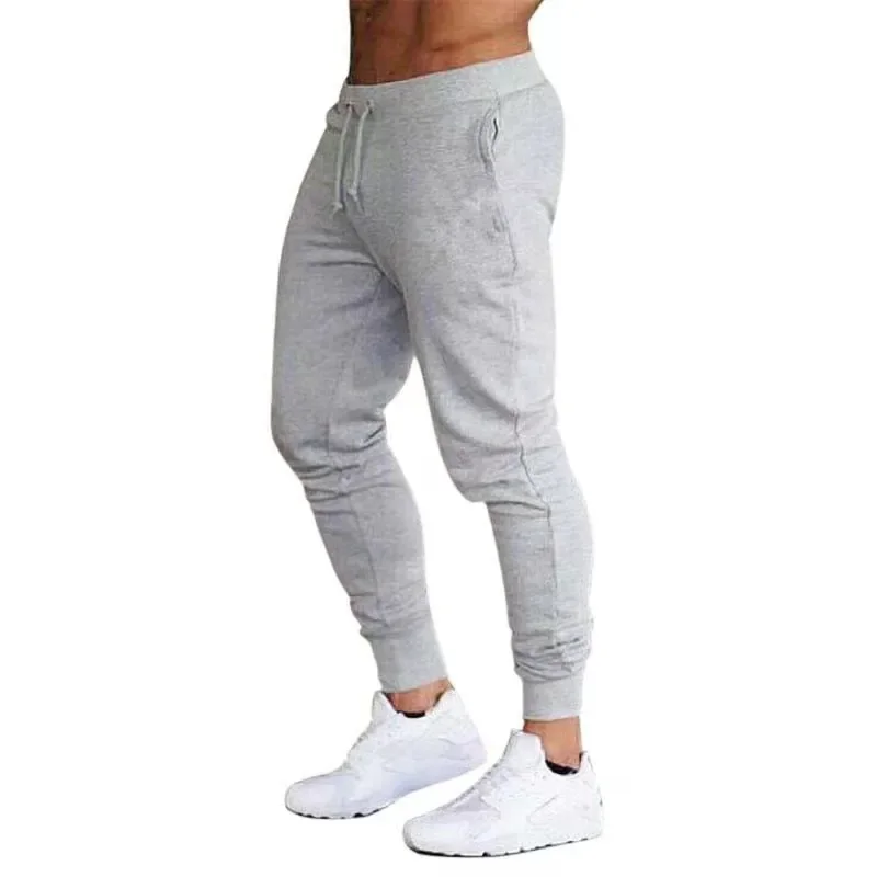 

2024 New Jogging Men Sport Sweatpants Running Pants Pants Men Joggers Cotton Trackpants Slim Fit Pants Bodybuilding Trouser