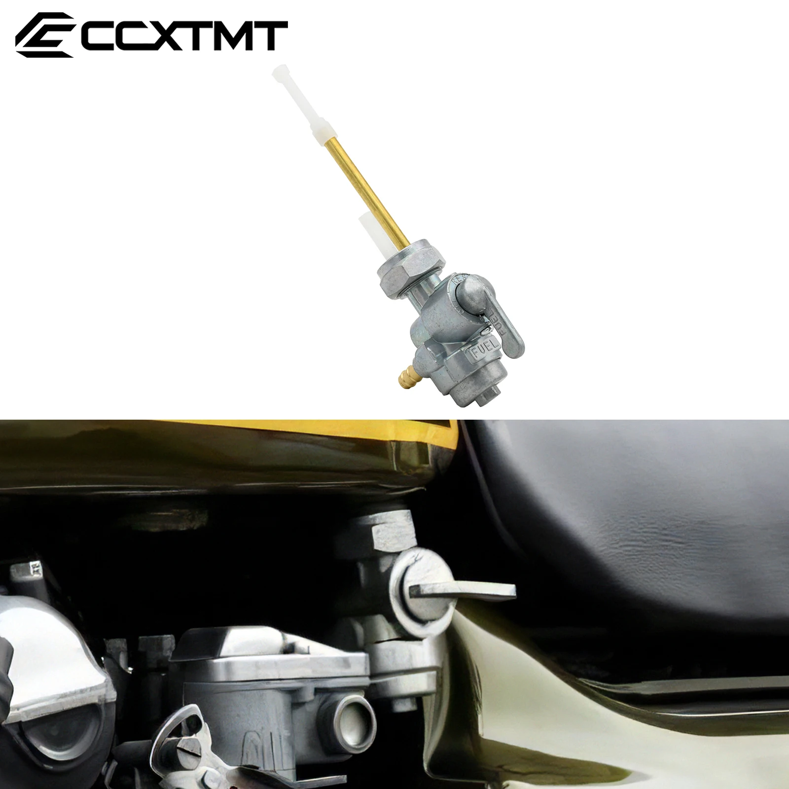Llave de purga de válvula de grifo para motocicleta, interruptor de tanque de combustible de gasolina y Gas, Kawasaki Z1, Z2, 250SS, 350SS, 400SS, KH250, KH400, Suzuki T250, M22