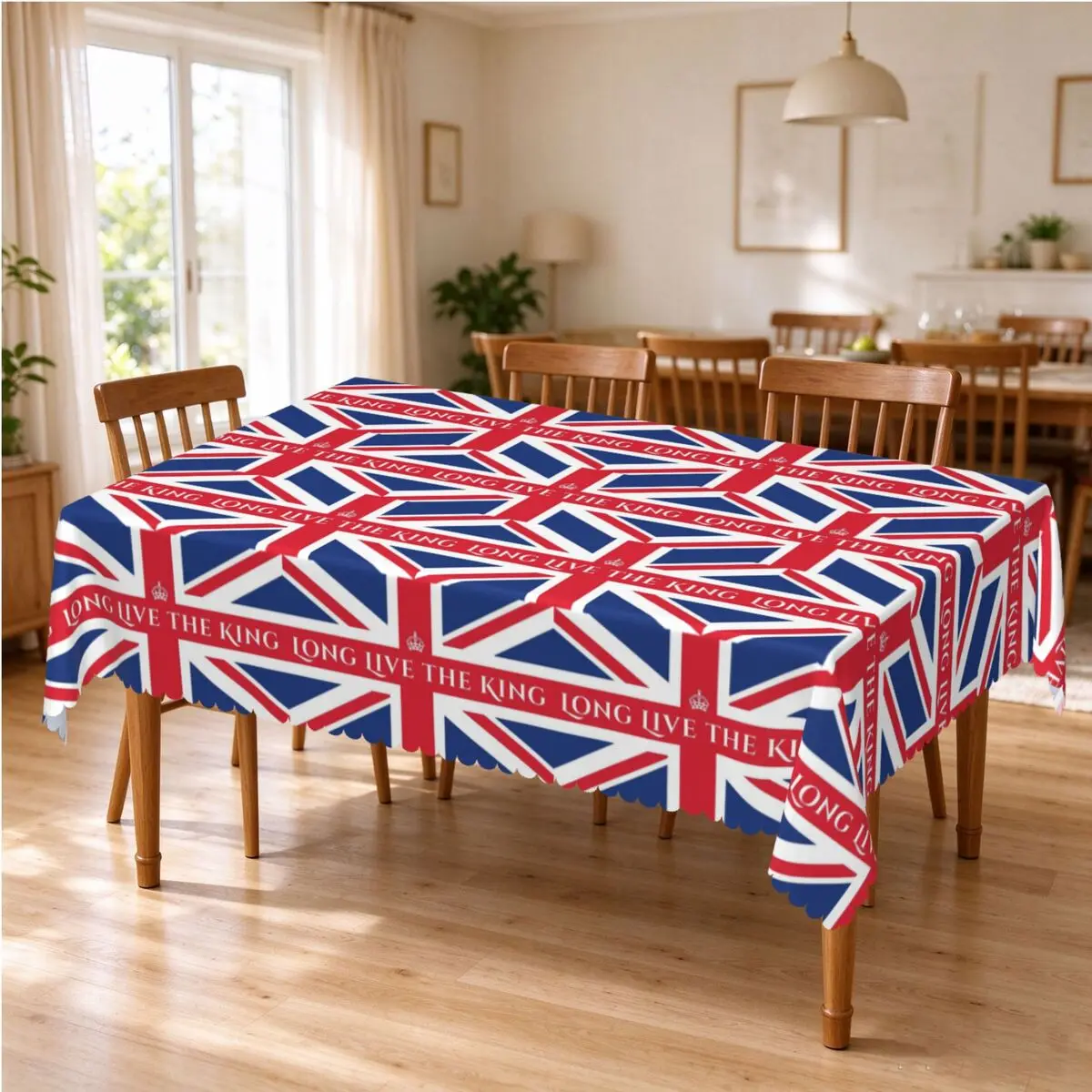 Union Jack Flag Of The UK United Kingdom British Tablecloth Restaurant Kitchen Rectangular Tablecloth Decorations Table Cover