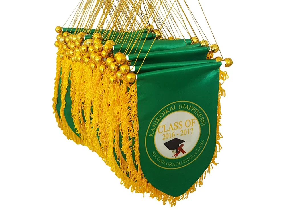 Square Football Team Flag Basketball Teams Activity Flags Custom Logo Customized Exchange Pennant Hanging Banner