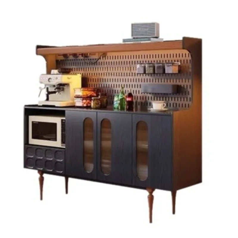 

Nordic French medieval dining side solid wood simple retro living room wall storage kitchen locker