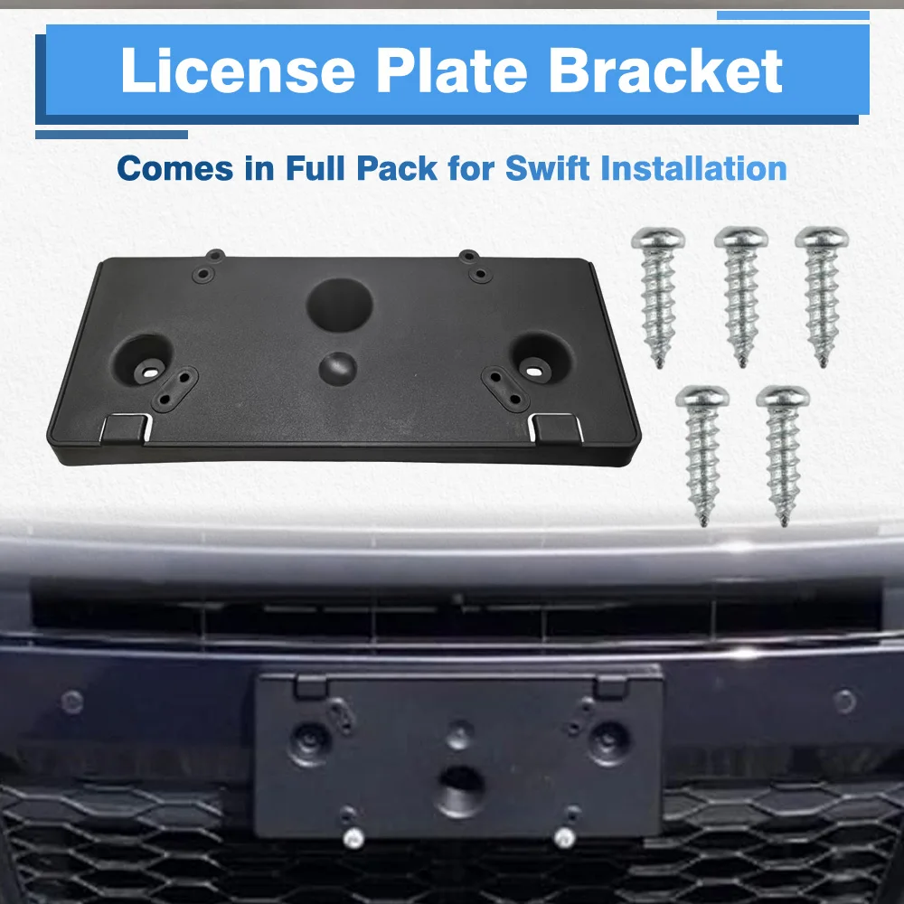 

Car Front Bumper License Plate Frame Mounting Bracket FB5Z17A385AA For Ford Explorer XLT Platinum Sport Base Police 2016 2017