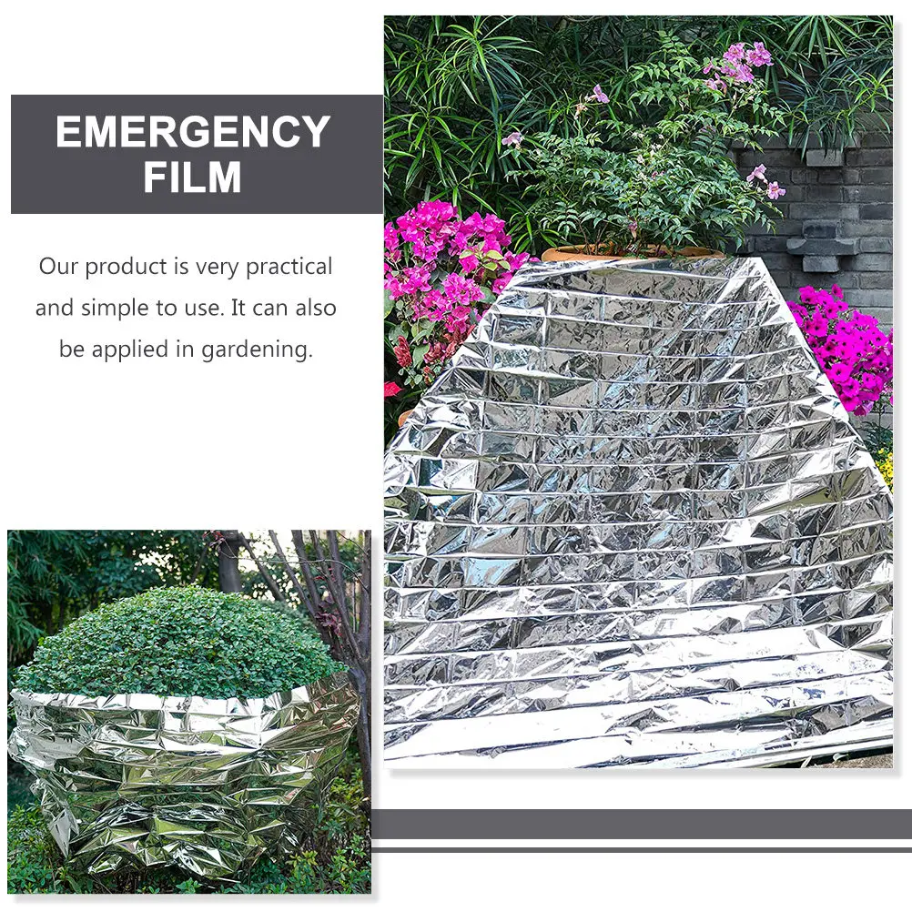 Foil Slice Foldable High Reflective Film Portable Warm Plant Reflective Film for Outdoor Emergency Gardening Greenhouse