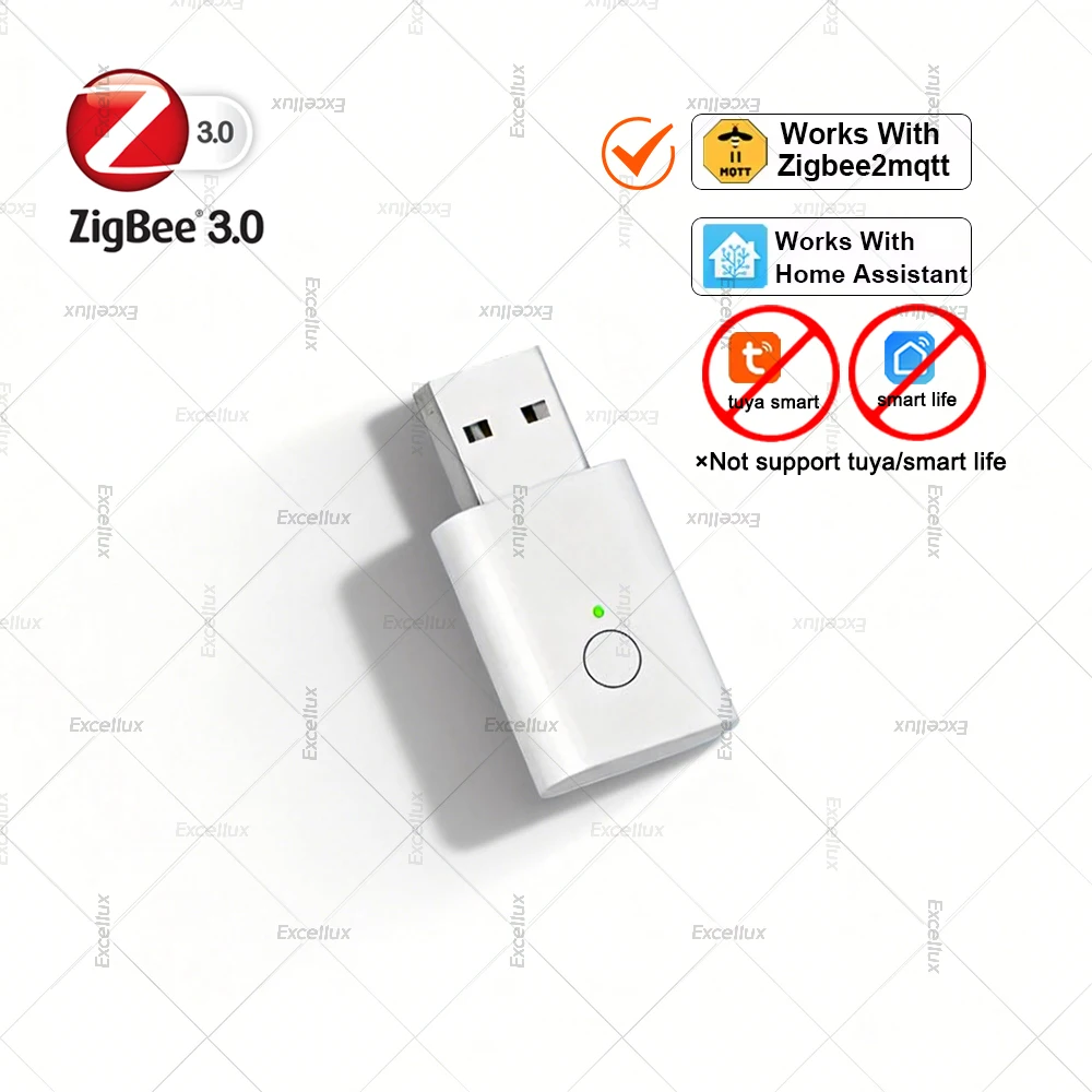 ZigBee 3.0 Signal Repeater Wireless Amplifier USB Signal Extender Smart Home Device Only Works with Home Assistant Zigbee2mqtt
