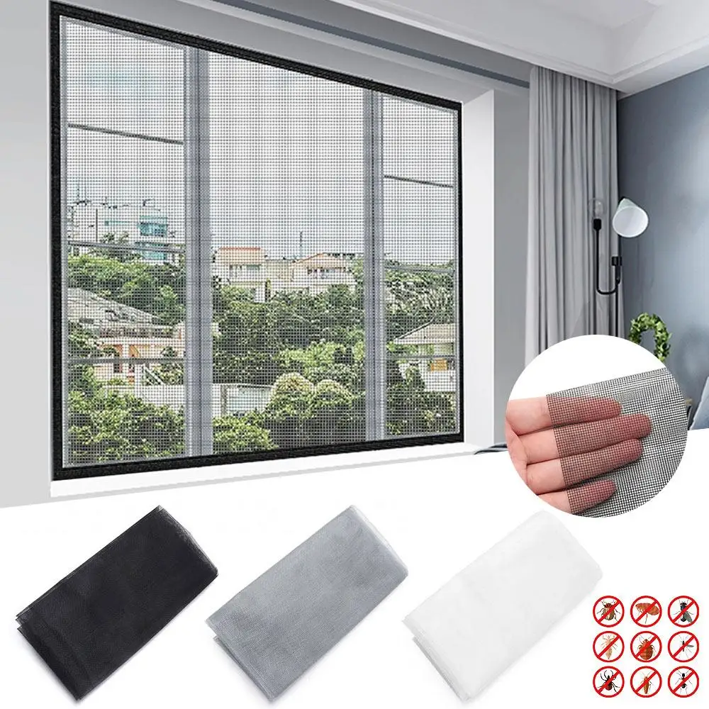 1Meter Insekten schutz Anti-Moskito netz Indoor DIY Mesh Material Glasfaser Bildschirm Moskito Bug Room Vorhang Mesh Sommer versorgung