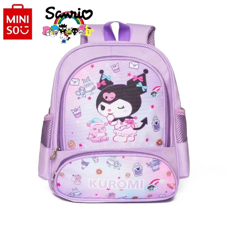 Kuromi's nieuwe kinderrugzak luxe merk meisjesschooltas cartoon schattige basisschool student schooltas van hoge kwaliteit