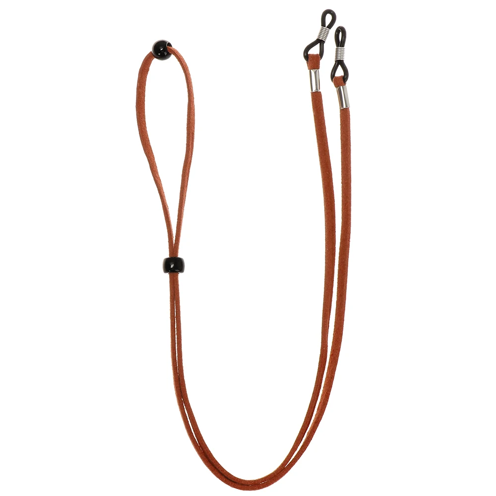 Adjustable High Elasticity Leather Anti-lost Neck Straps Face Mask Lanyards Reading Glasses Chain