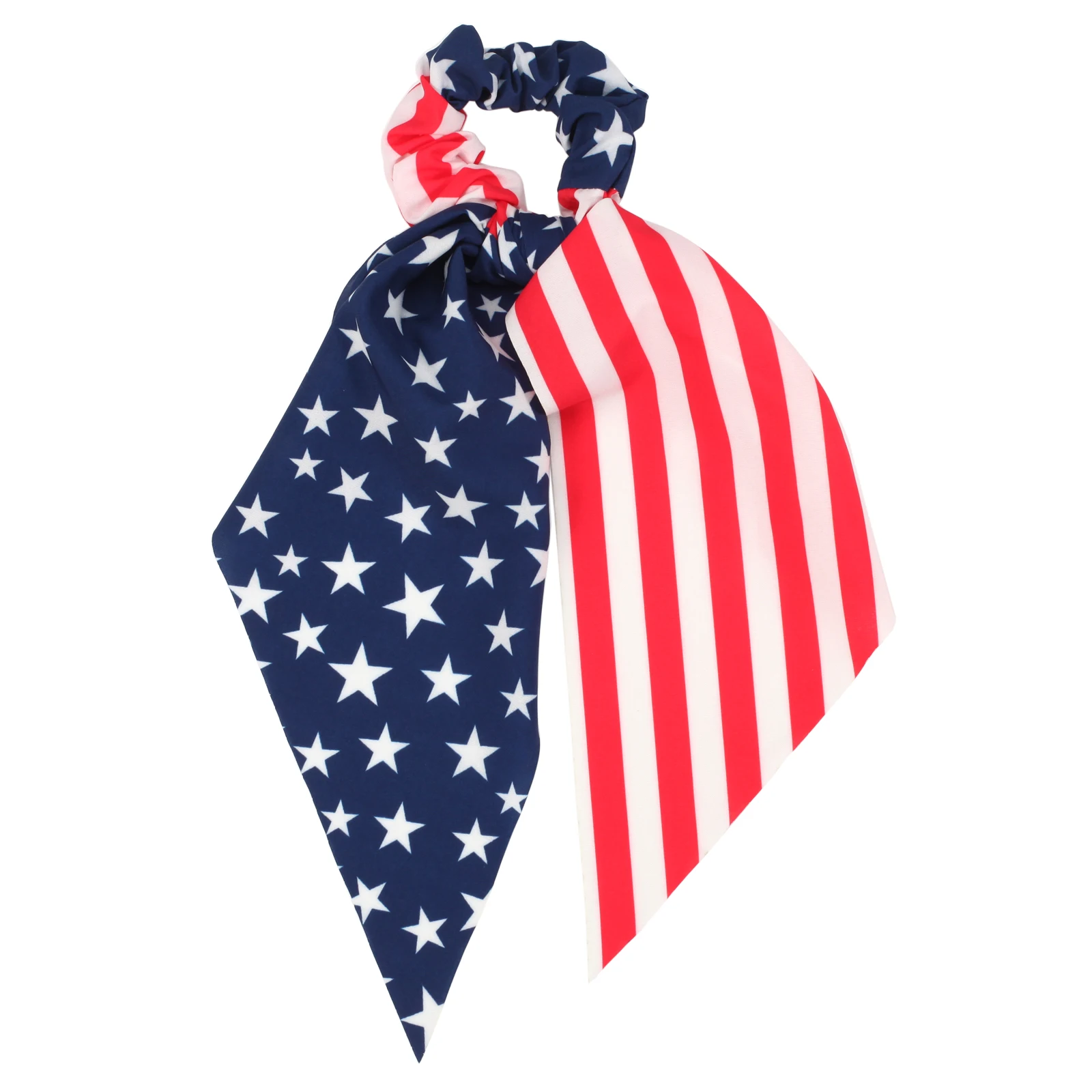 American flag, red, blue and white girl ribbon, American Independence Day women\'s hair band women\'s ribbon