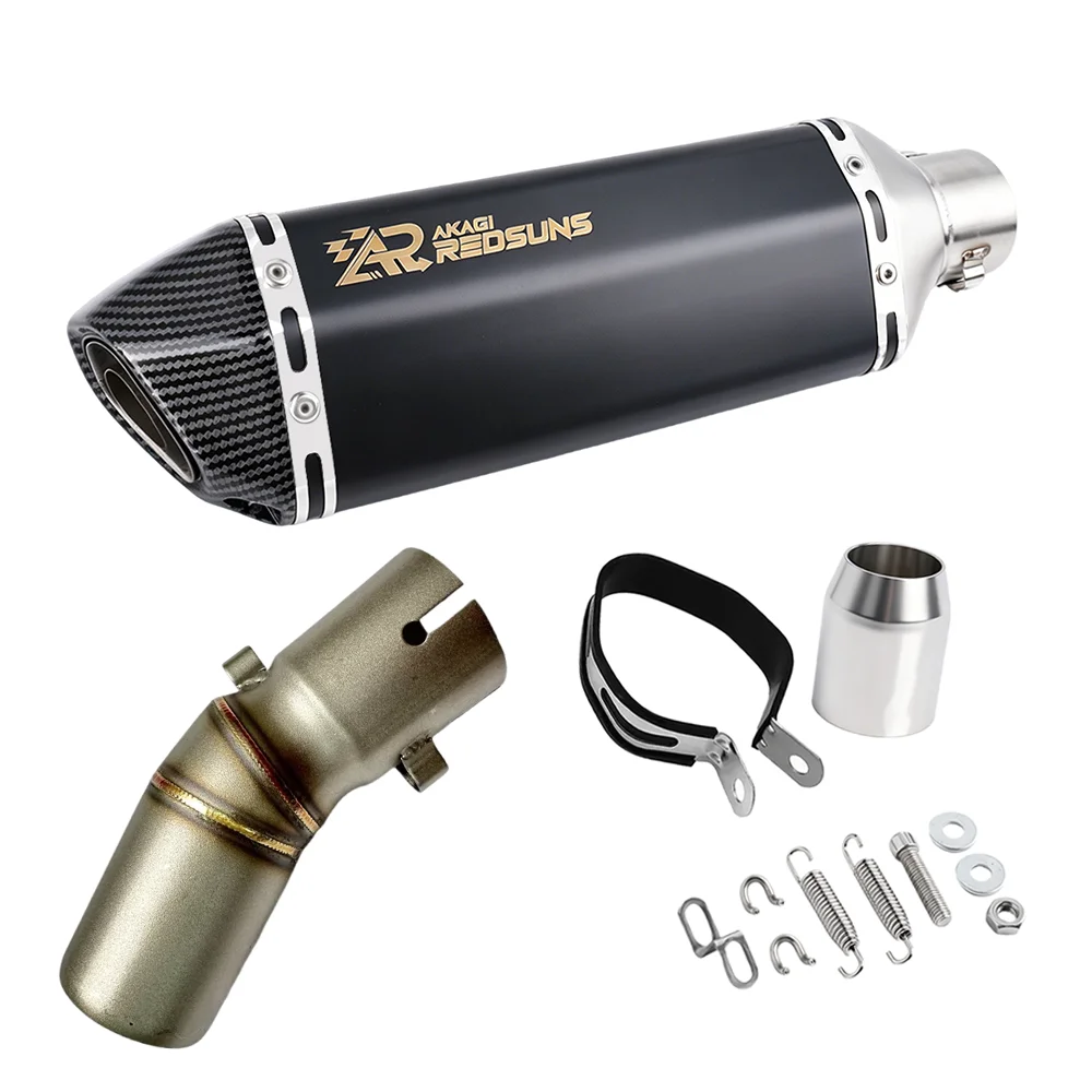 51mm Diameter Motorcycle Mid Exhaust Adapter Pipe Fit for CFMOTO 450SR NK450, Aftermarket Modified Accessory, Exclude 2025 Singl