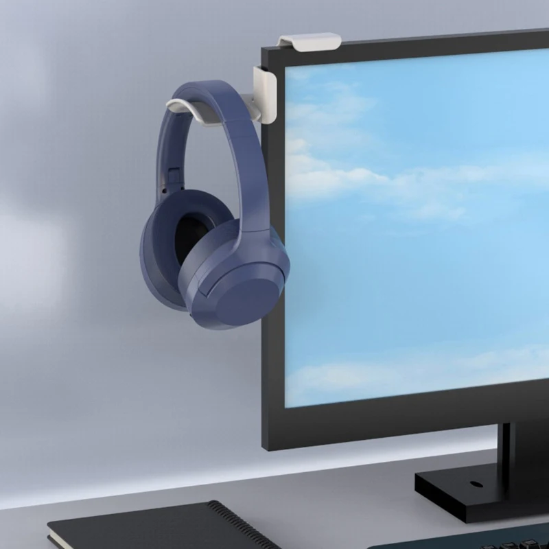 New Headphone Holder PC Monitor Hanger Wall Hook Monitor Earphone Stand Universal Headset Hanging Hook Durable Headphone Bracket - view 4