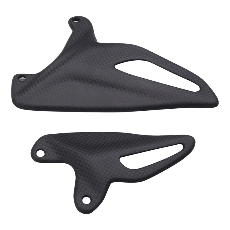 Accesorios de fibra de carbono Protector de talón de motocicleta juego trasero de ala de pie para DUCATI Streetfighter V2 V4/S 2020-2024