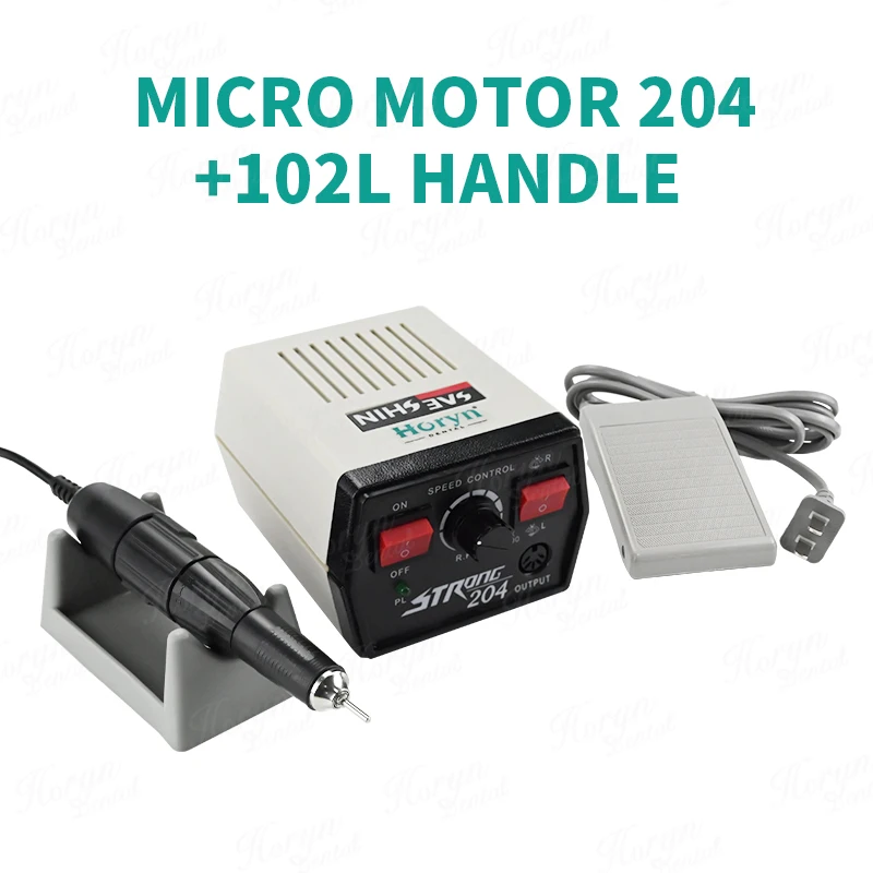 Handpiece Unit Strong 204 Micro Motor Gear Polisher 35,000rpm Dental Lab Equipment