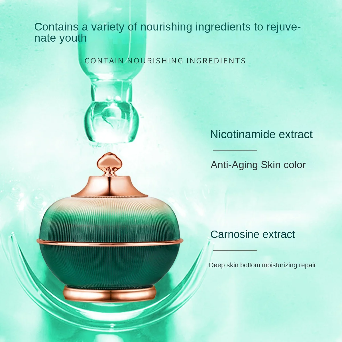 Skin Care Cream with Nicotinamide for Moisturizing and Skin Tone Improvement