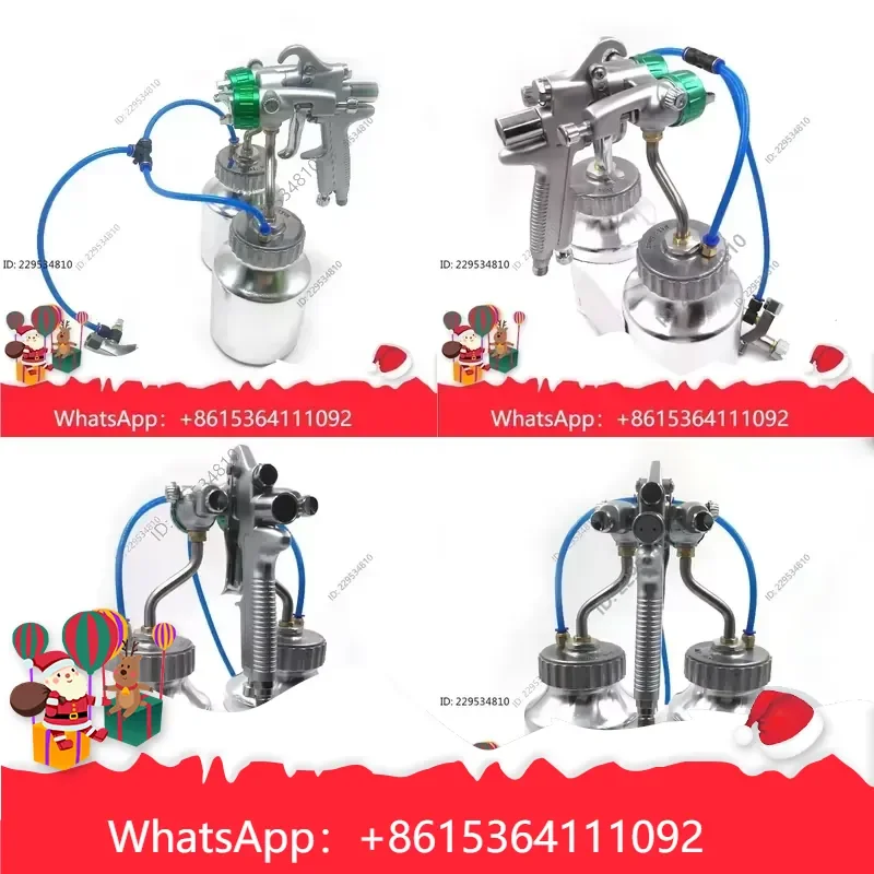 Widely Applied Cost for Model 1.3mm Double-Ended Spray Gun with 1000ml Tank Two-Component Compatible effective，1pc