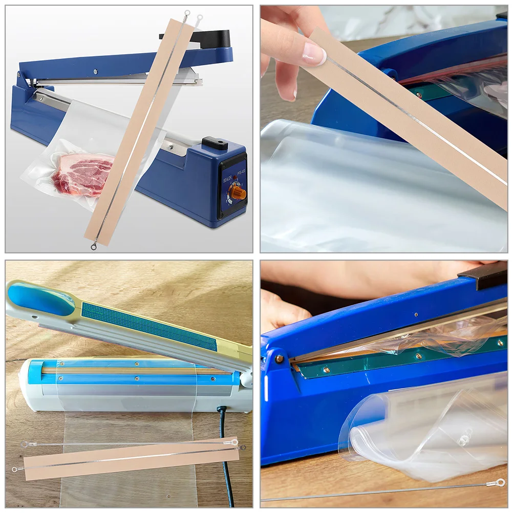 

6 Pcs High Temperature Cloth Heating Wire Accessories Sealer Replacement Elements Iron Strip