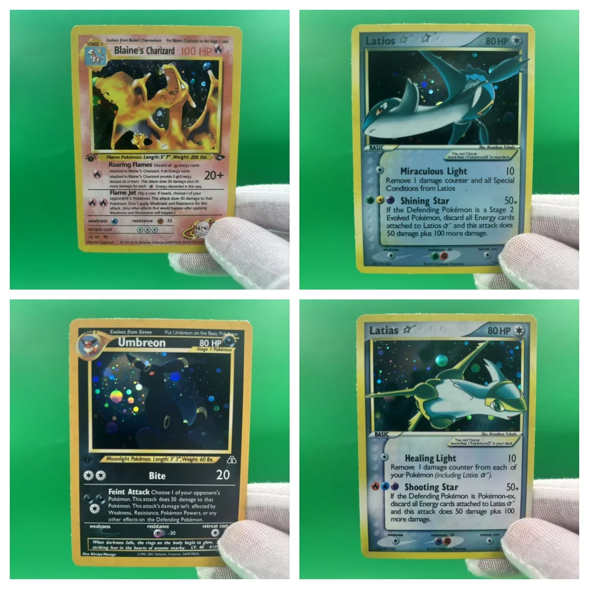 

PTCG Collection Cards Charizard Pikachu Lugia Latios Mewtwo Umbreon DIY Self Made Single Card Classic Game Anime Cards Gift Toy