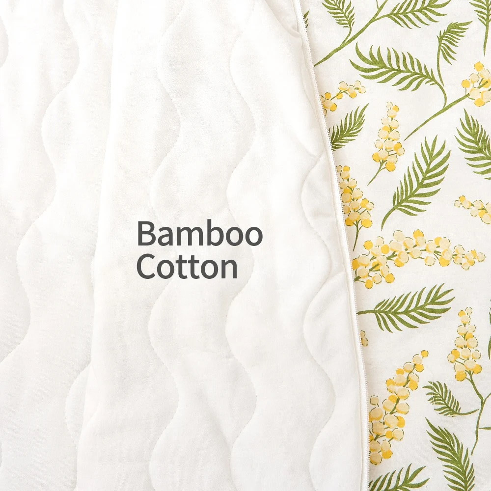 Happyflute-bambu algodão saco de dormir para o bebê de 0a 2 anos