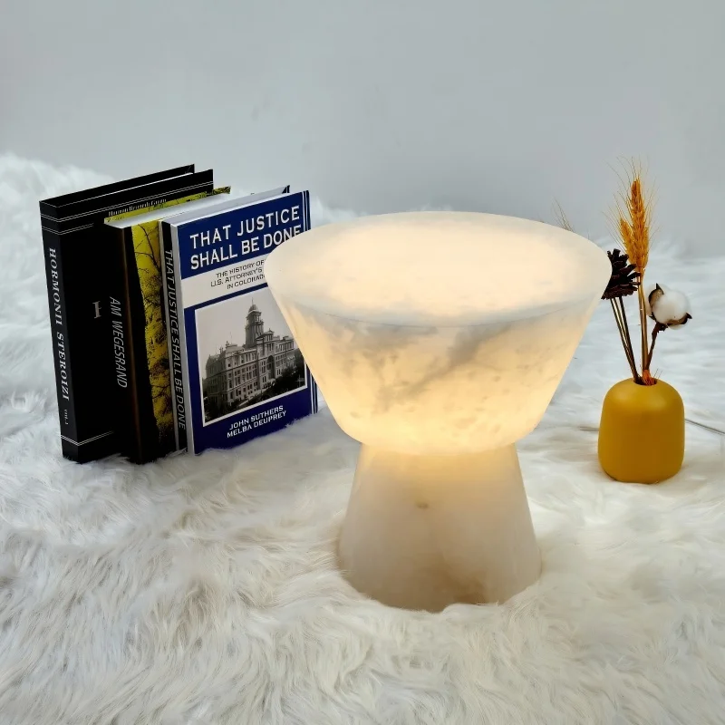 Spanish Imported Marble Creative Villa Bedroom Study Bedside Atmosphere Atmosphere Lighting Indoor