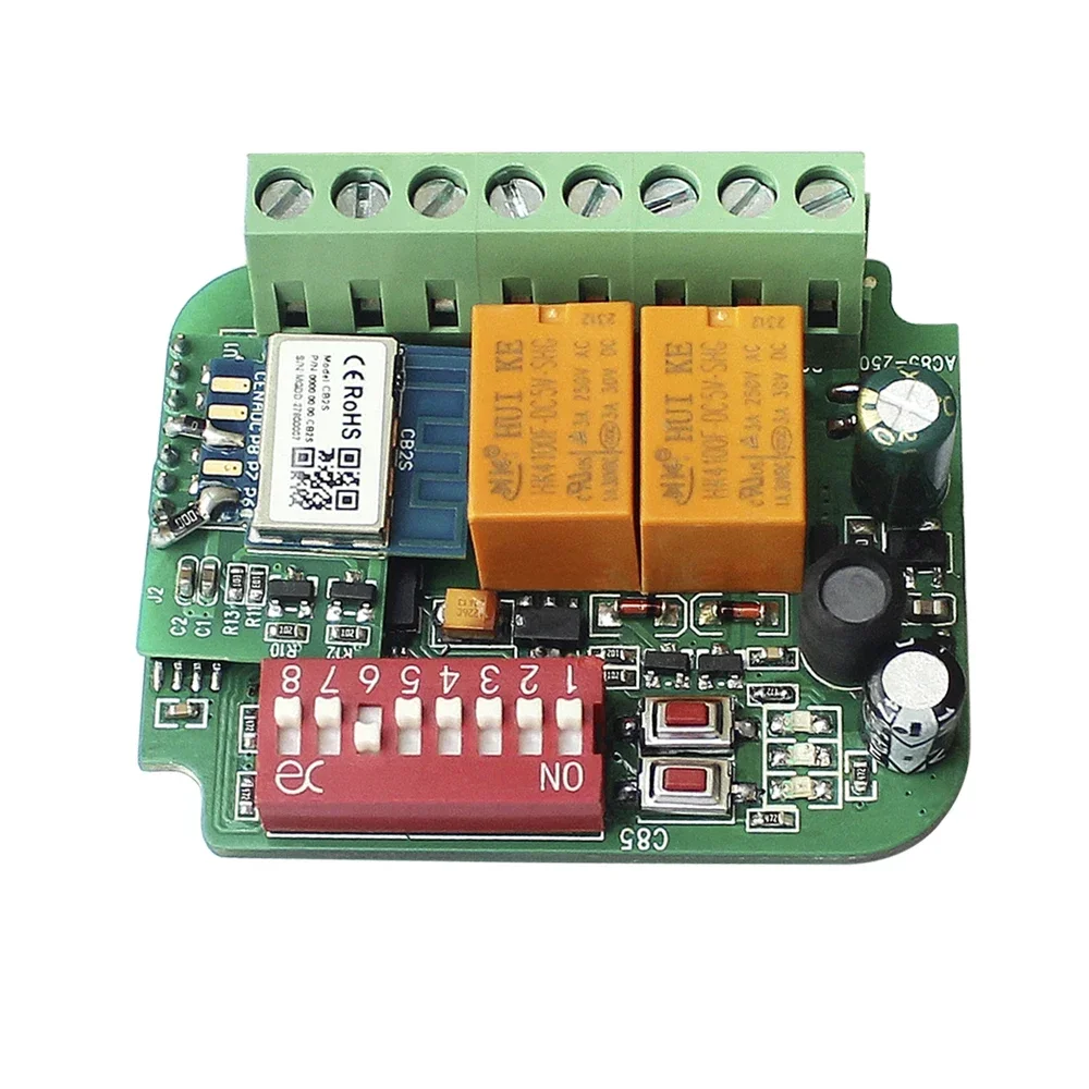 Wireless Gate Remote Control Multi Frequency 280-915MHz Rolling&Fixed Code  Garage Door Receiver Works Tuya Smart Life APP