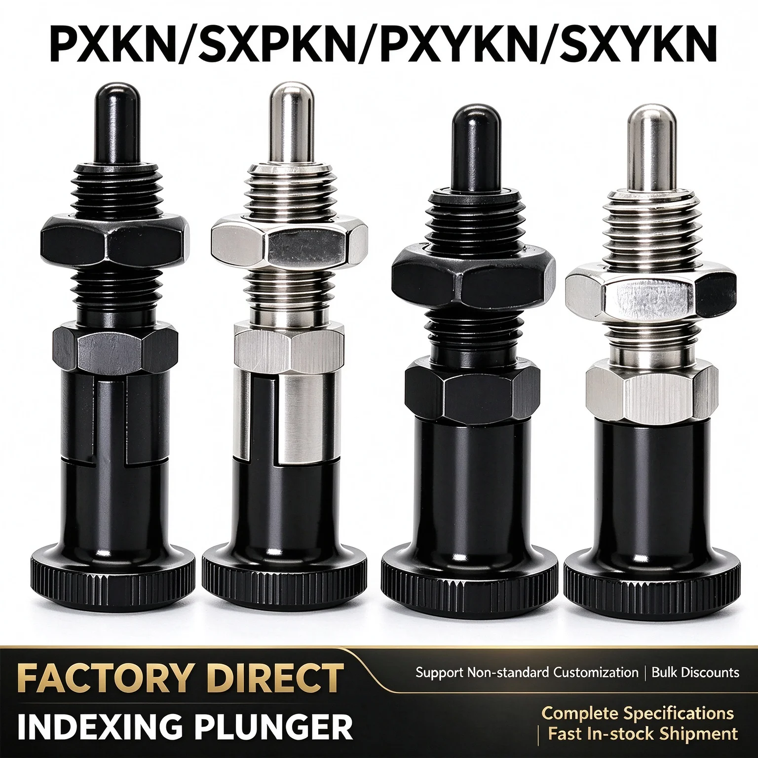 Self-Locking Knob Index Plunger Spring Locating Pin Spring Plunger SXYKN PXYKN SXPKN