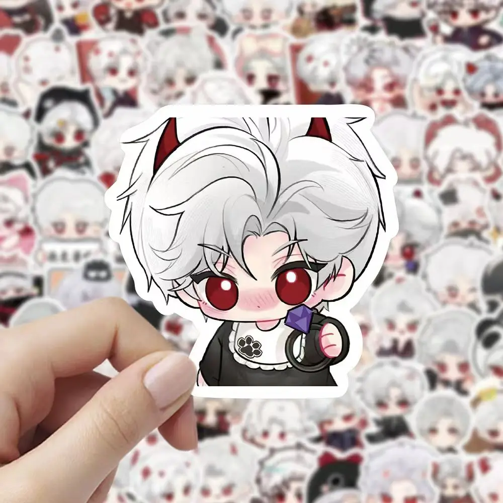 100Pcs/Set Kawaii Game Love and Deepspace Stickers Sylus Qin Che Decals DIY Waterproof Sticker gift