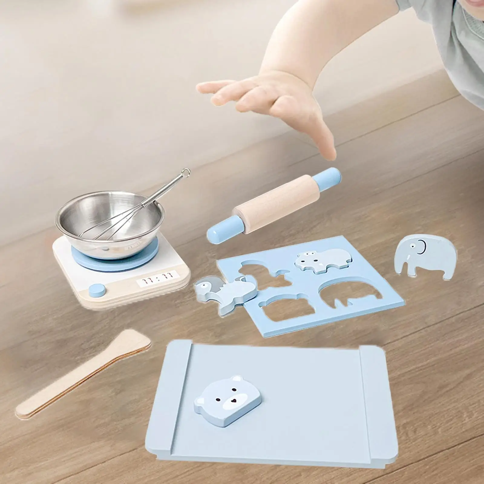 Pretend Play Baking Machine Toy Simulate Life Kitchen Toys Biscuit Making for Children