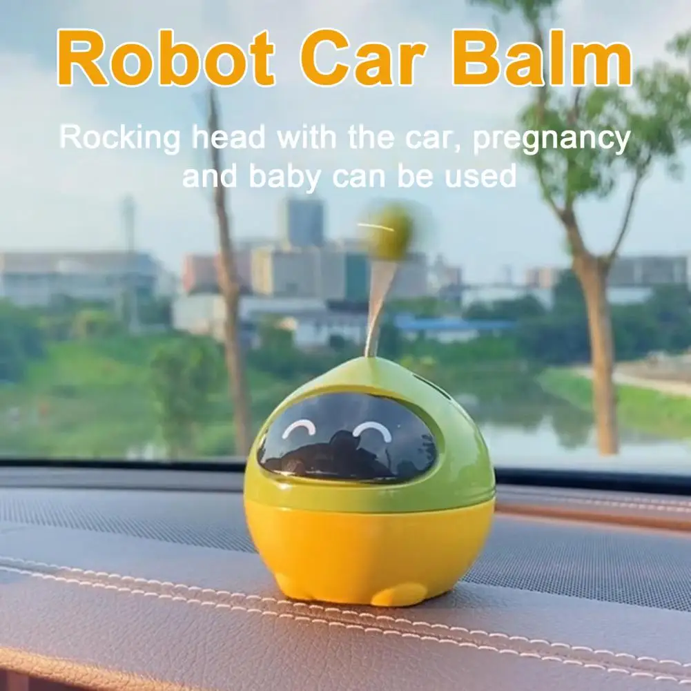 

Car Aromatherapy Car Air Purifier Car Fragrance Auto Decoration Accessory Car Perfume Refreshing Scent Robot Car Freshener