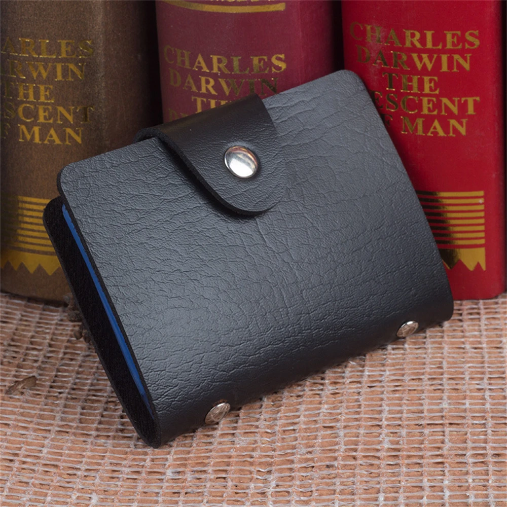 

1pcs Card Bag Multi-Card Multi-Function Large-Capacity Card Sleeve Ultra-Thin Document Storage Bag Zero Unisex Black Blue Red