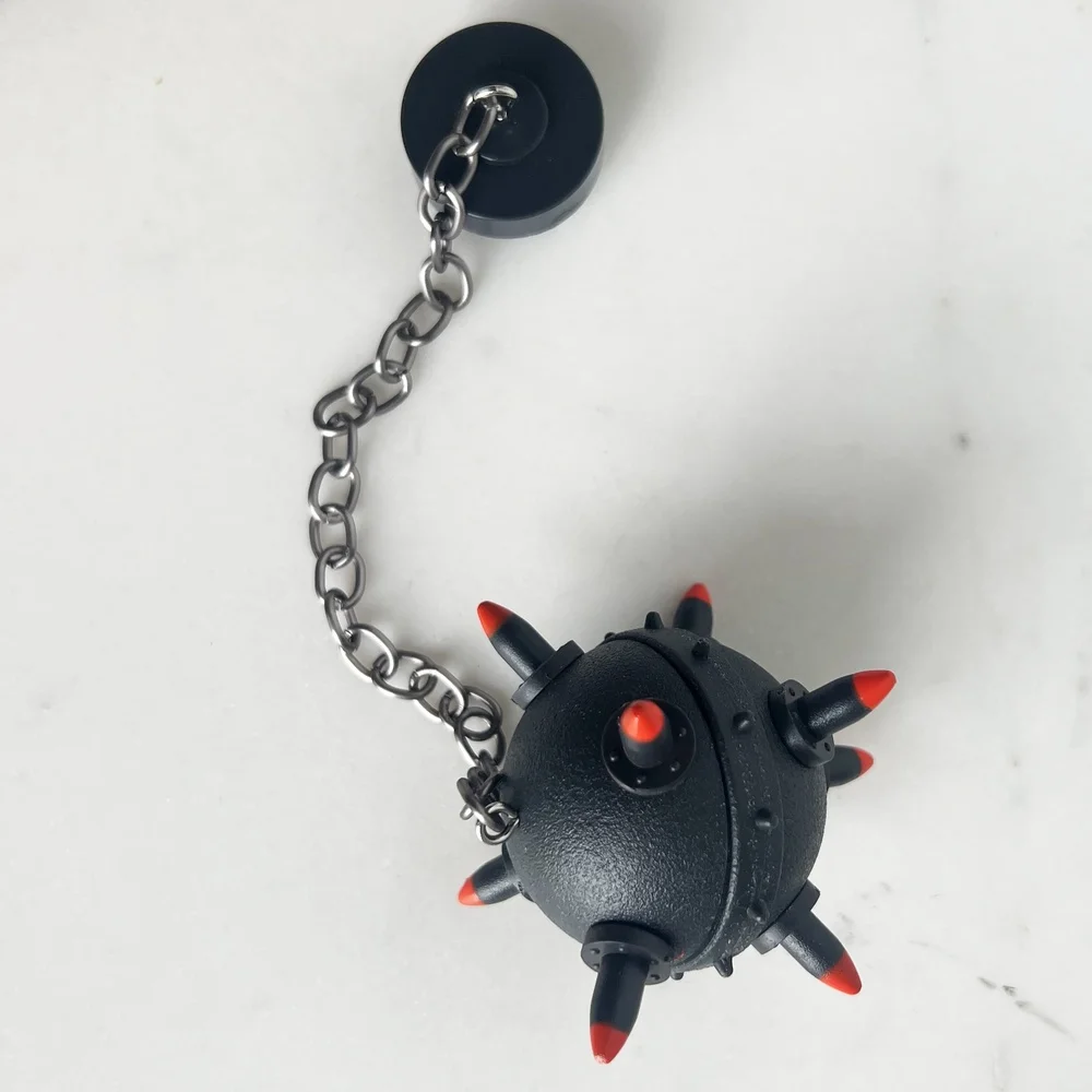 Large Sub Mine Plastic Aquarium Decoration Glowing Tips Suction Cup Base Adjustable Height Underwater Oasis Ideal Fish Tanks