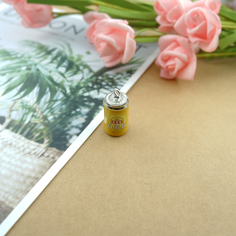 Cute Beer Charms for Earring Bracelets Jewelry Making