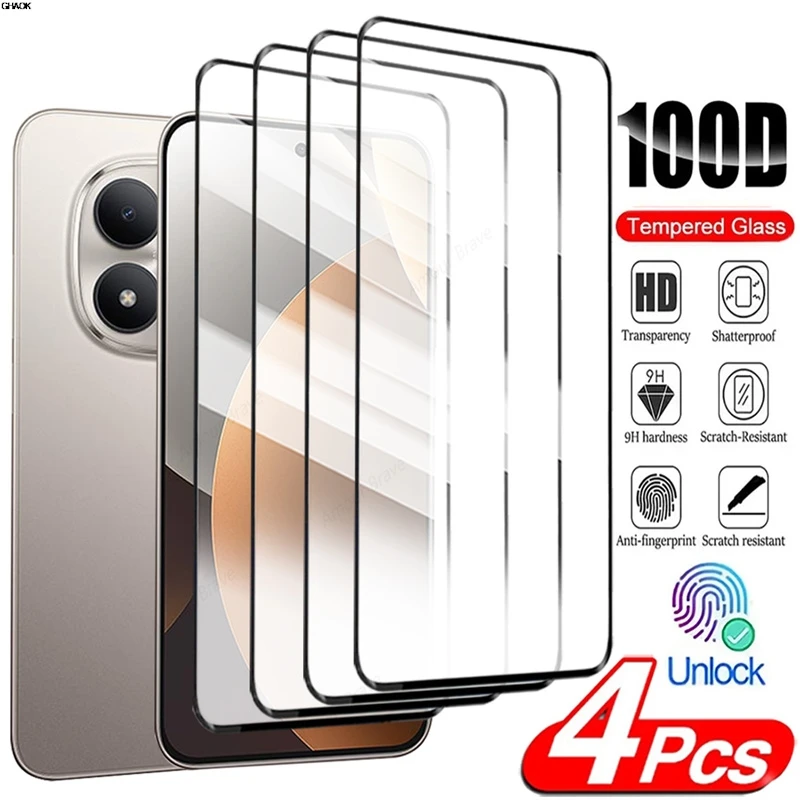 4PCS Tempered Glass…