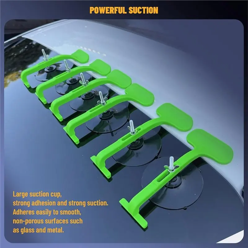 ABMI-Gluing، مع وسادة إسفنجية مكونة من 6 قطع، مجموعة مشابك للزجاج الأمامي القابل للتحويل لإصلاح الزجاج الأمامي للسيارة، #5