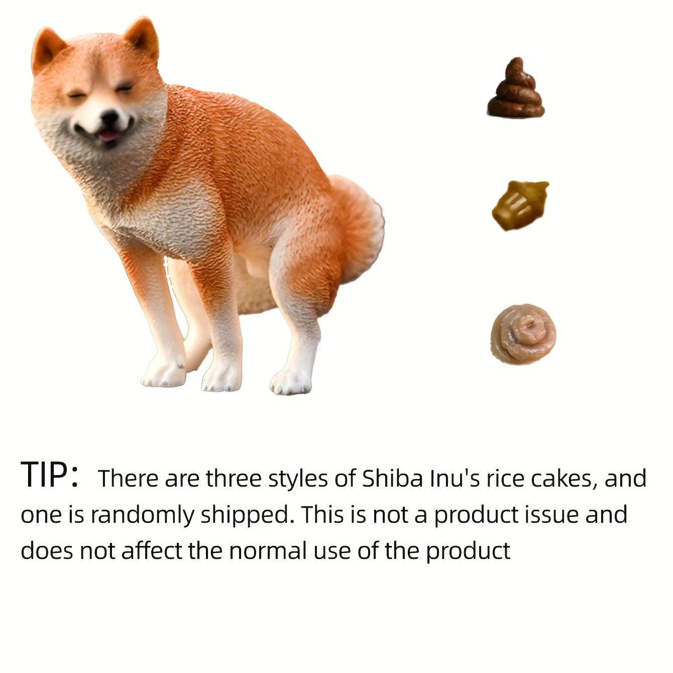 ชุดฟิกเกอร์ชิบะอินุขนาด 1/6 พร้อมของเล่นจำลองอุจจาระและปัสสาวะ ของตกแต่งบ้าน ของขวัญวันเกิดสุดสร้างสรรค์