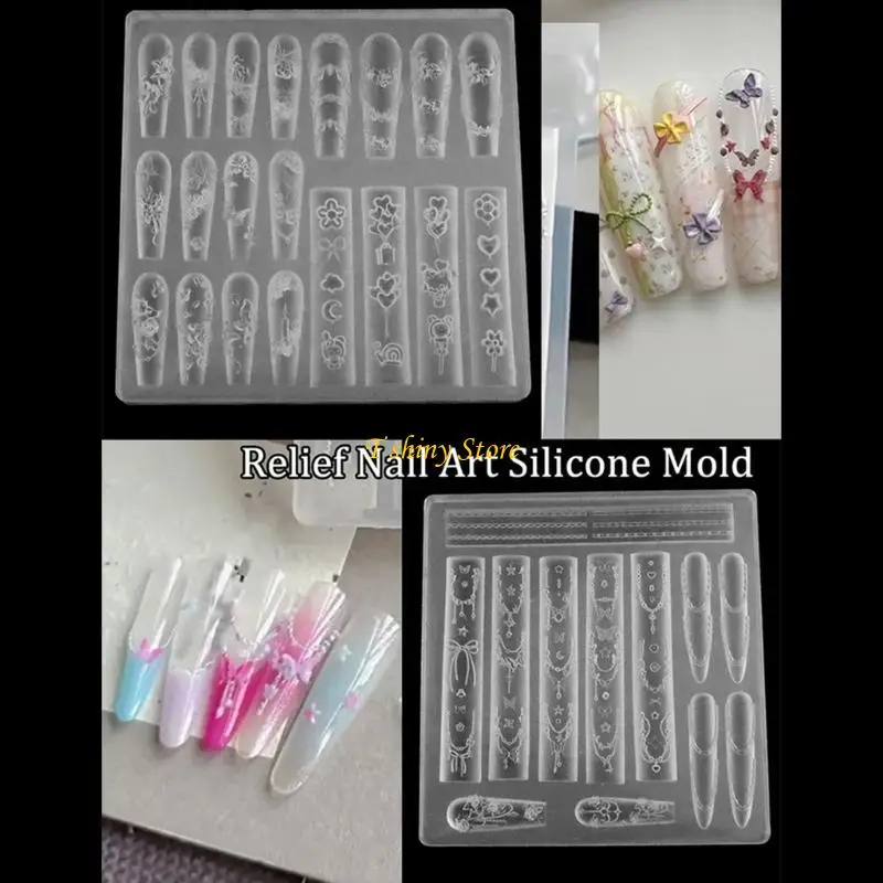 N58F Flexibkle Sturdy Silicone Mould for Detail 3D Art And Decorations