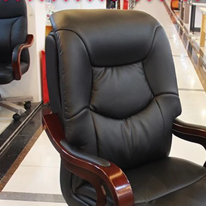 Cushion Bedroom Office Chair Swivel Nordic Leather Recliner Office Chair Waiting Executive Sillas De Oficina School Furniture