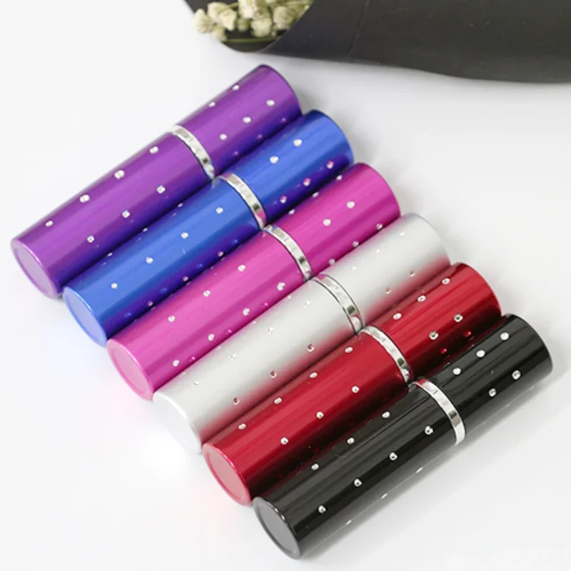 1 PCS 5ml 8ml 10ml Empty Perfume Bottle Travel Portable Replaceable  Atomizer  Aluminum Pump Spray Box Cosmetic Glass Tube