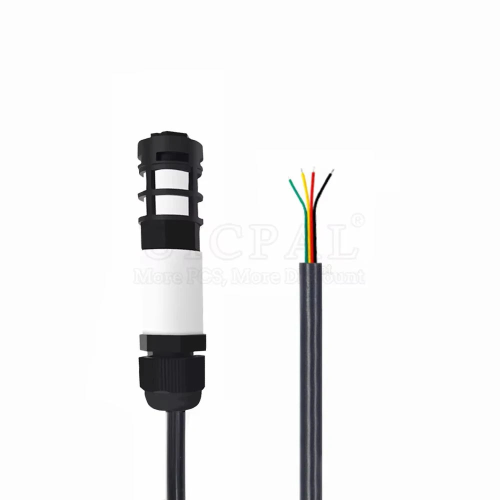 RS485 Sensor de temperatura y humedad Cable de sonda Modbus RTU IP67 impermeable PE PVC sonda de Metal 20CM módulos de sensores de alta precisión