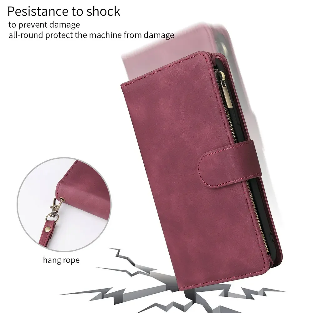 Nova5t Zipper Wallet Multifunction Case for Huawei Nova 5T Case Nova T5 5i Pro 6SE 7i Flip Cover Funda Huawei Nova 5 T Case Skin